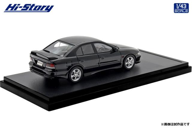 ハイストーリー 1/43 MITSUBISHI GALANT VR-4 (1996) ピレネーブラック【HS513BK】ミニカー 返品種別B_1