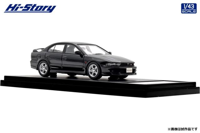 ハイストーリー 1/43 MITSUBISHI GALANT VR-4 (1996) ピレネーブラック【HS513BK】ミニカー 返品種別B_2