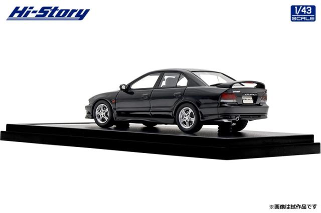 ハイストーリー 1/43 MITSUBISHI GALANT VR-4 (1996) ピレネーブラック【HS513BK】ミニカー 返品種別B_3