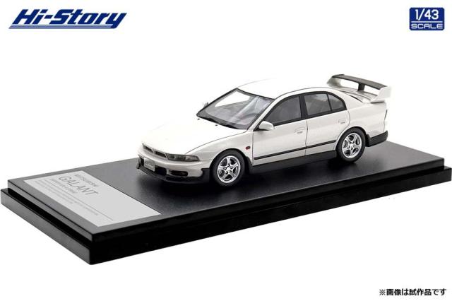 ハイストーリー 1/43 MITSUBISHI GALANT SUPER VR-4 (1998) カスタマイズカラー ギャラクシーホワイト【HS514WH】ミニカー  返品種別B