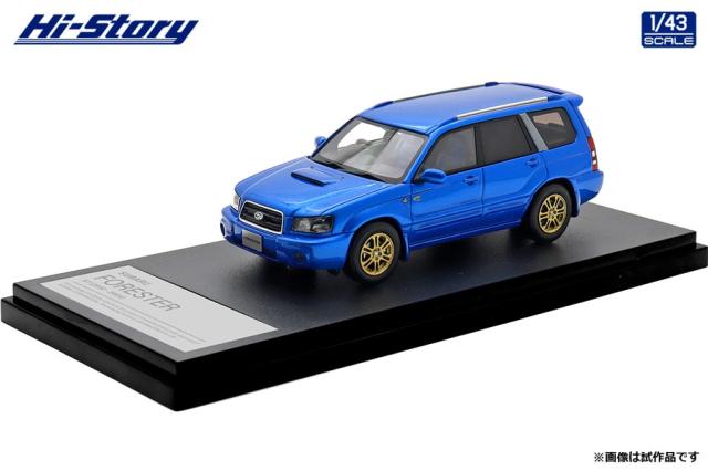 ハイストーリー 1/43 SUBARU FORESTER XT WR-Limited (2004) WRブルー・マイカ【HS515BL】ミニカー 返品種別B