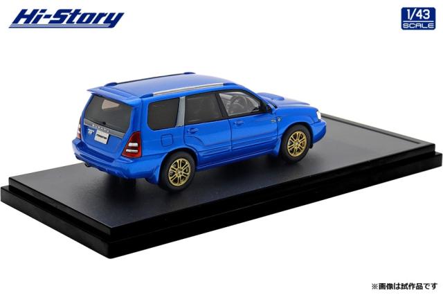 ハイストーリー 1/43 SUBARU FORESTER XT WR-Limited (2004) WRブルー・マイカ【HS515BL】ミニカー 返品種別B_1