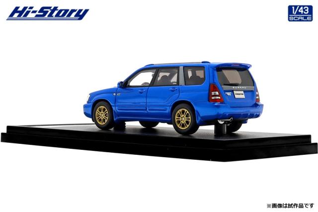 ハイストーリー 1/43 SUBARU FORESTER XT WR-Limited (2004) WRブルー・マイカ【HS515BL】ミニカー 返品種別B_3