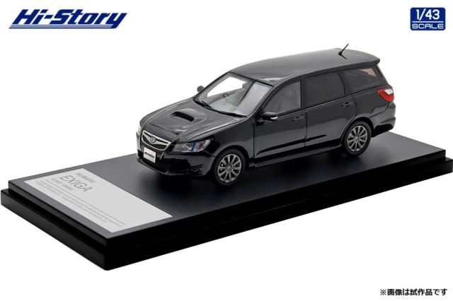 ハイストーリー 1/43 SUBARU EXIGA 2.0GT (2008) オブティシアンブラック・パール【HS518BK】ミニカー  返品種別B