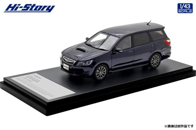 ハイストーリー 1/43 SUBARU EXIGA 2.0GT (2008) ダークアメジスト・ギャラクシィ【HS518PP】ミニカー  返品種別B