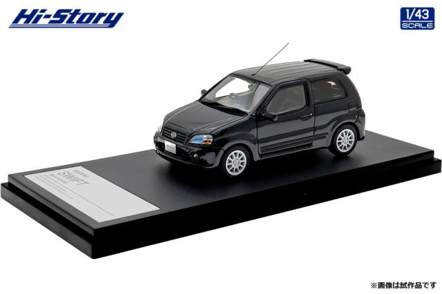 ハイストーリー 1/43 SUZUKI SWIFT Sport (2003) ブルーイッシュブラックパール3【HS519BK】ミニカー 返品種別B