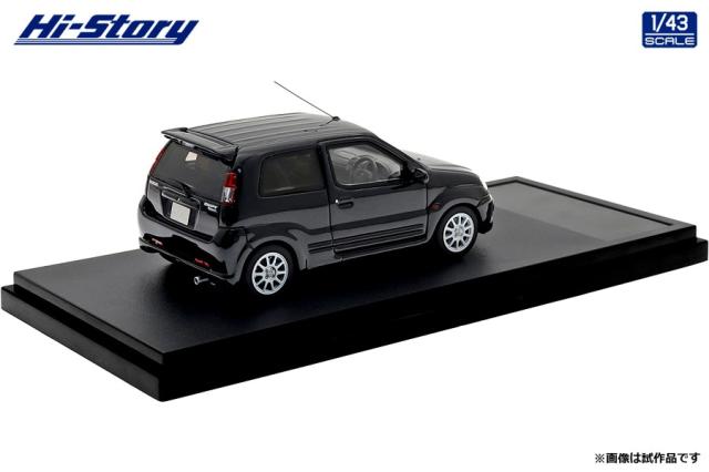 ハイストーリー 1/43 SUZUKI SWIFT Sport (2003) ブルーイッシュブラックパール3【HS519BK】ミニカー 返品種別B_1