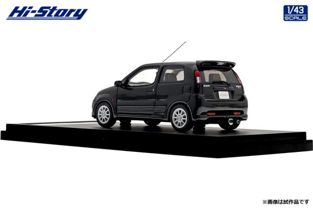 ハイストーリー 1/43 SUZUKI SWIFT Sport (2003) ブルーイッシュブラックパール3【HS519BK】ミニカー 返品種別B_3