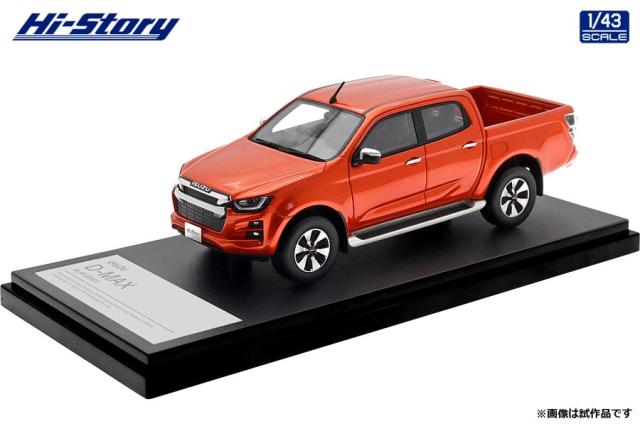 ハイストーリー 1/43 ISUZU D-MAX DL40 (2021) バレンシアオレンジ【HS524OR】ミニカー 返品種別B