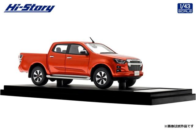 ハイストーリー 1/43 ISUZU D-MAX DL40 (2021) バレンシアオレンジ【HS524OR】ミニカー 返品種別B_1