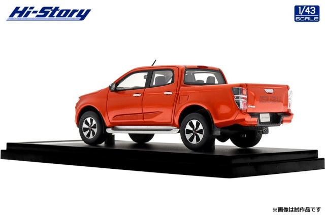 ハイストーリー 1/43 ISUZU D-MAX DL40 (2021) バレンシアオレンジ【HS524OR】ミニカー 返品種別B_2