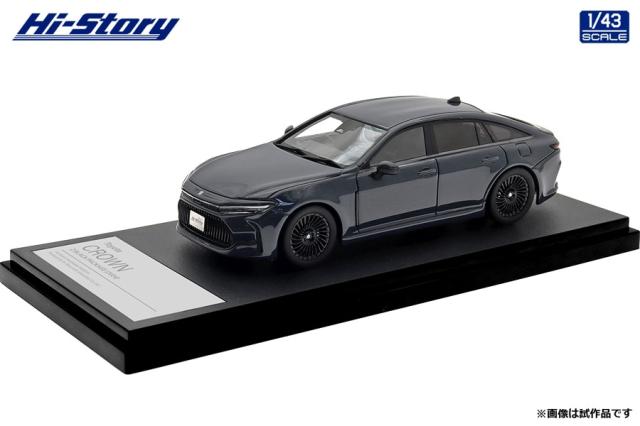 ハイストーリー 1/43 Toyota CROWN Z BLACK PACKAGE (2024) マッシブグレー【HS525GY】ミニカー  返品種別B