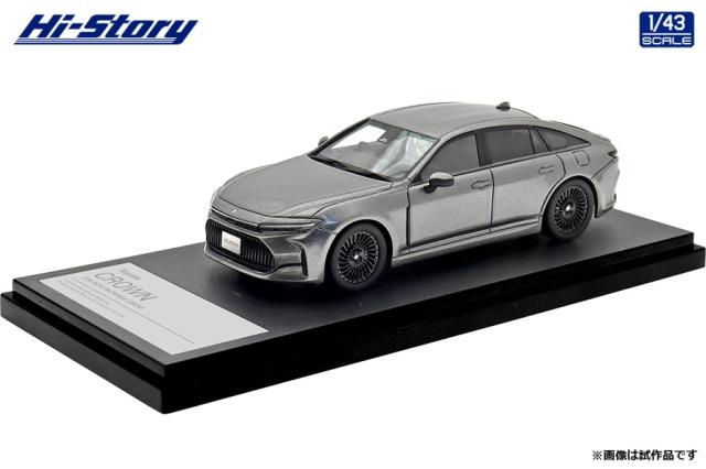 ハイストーリー 1/43 Toyota CROWN Z BLACK PACKAGE (2024) プレシャスメタル【HS525SL】ミニカー  返品種別B