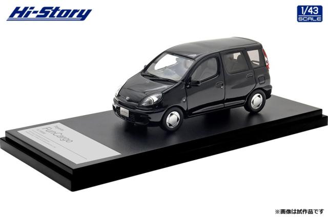 ハイストーリー 1/43 Toyota FunCargo X (1999) ブラックマイカ【HS527BK】ミニカー 返品種別B