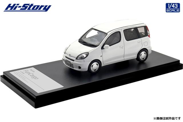 ハイストーリー 1/43 Toyota FunCargo X (1999) スーパーホワイトII【HS527WH】ミニカー  返品種別B