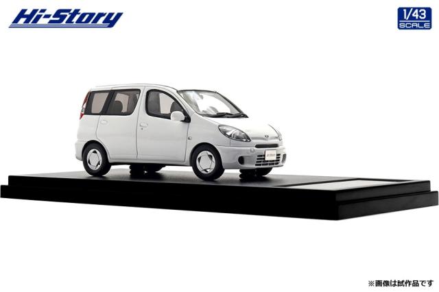 ハイストーリー 1/43 Toyota FunCargo X (1999) スーパーホワイトII【HS527WH】ミニカー  返品種別B_2