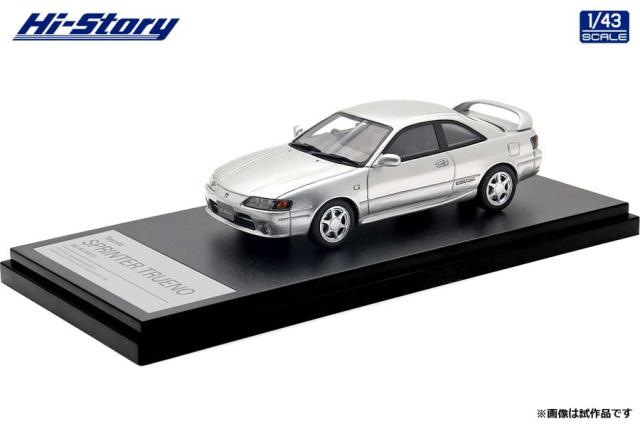 ハイストーリー 1/43 Toyota SPRINTER TRUENO BZ-R (1997) シルバーメタリック【HS529SL】ミニカー  返品種別B