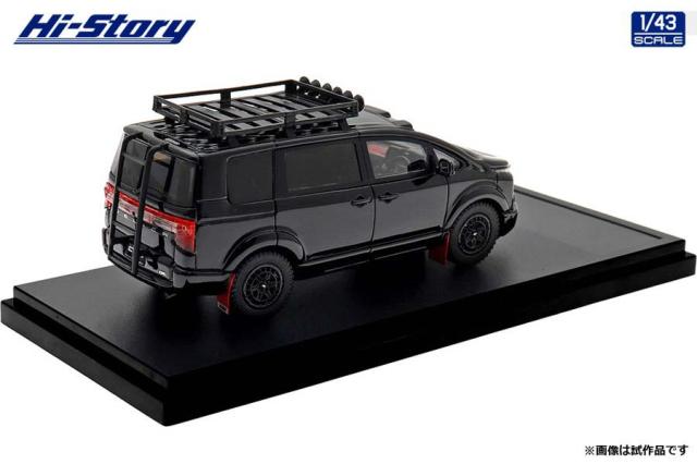ハイストーリー 1/43 MITSUBISHI DELICA D:5 (2024) カスタマイズ ブラックマイカ【HS543BK】ミニカー 返品種別B