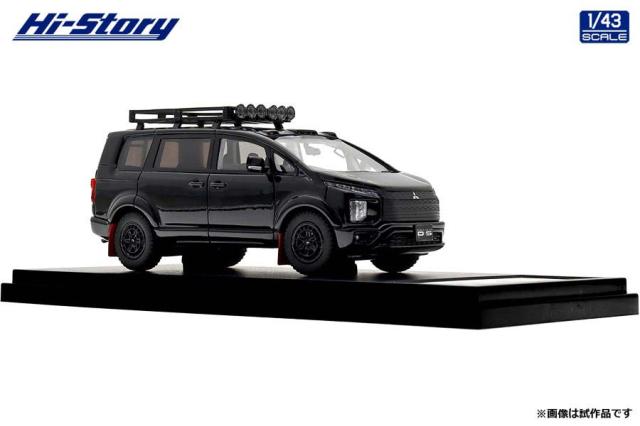 ハイストーリー 1/43 MITSUBISHI DELICA D:5 (2024) カスタマイズ ブラックマイカ【HS543BK】ミニカー 返品種別B