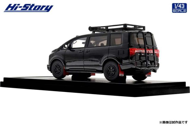ハイストーリー 1/43 MITSUBISHI DELICA D:5 (2024) カスタマイズ ブラックマイカ【HS543BK】ミニカー 返品種別B