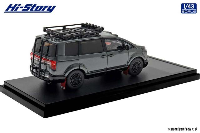 ハイストーリー 1/43 MITSUBISHI DELICA D:5 (2024) カスタマイズ グラファイトグレーメタリック×ブラックマイカ【HS543GY】ミニカー  返品種別B_1
