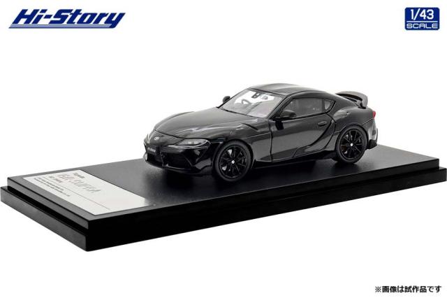 ハイストーリー 1/43 Toyota GR SUPRA RZ (2025) ブラックメタリック【HS575BK】ミニカー 返品種別B