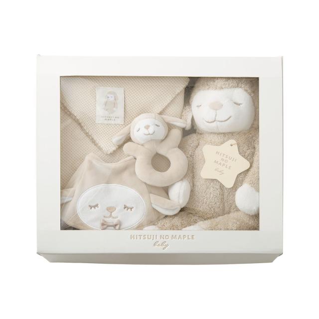 りぶはあと(LIV HEART) 28003-13 ひつじのメイプル ベビー ギフトボックス4点セット(ロップ)[08040763] 返品種別A