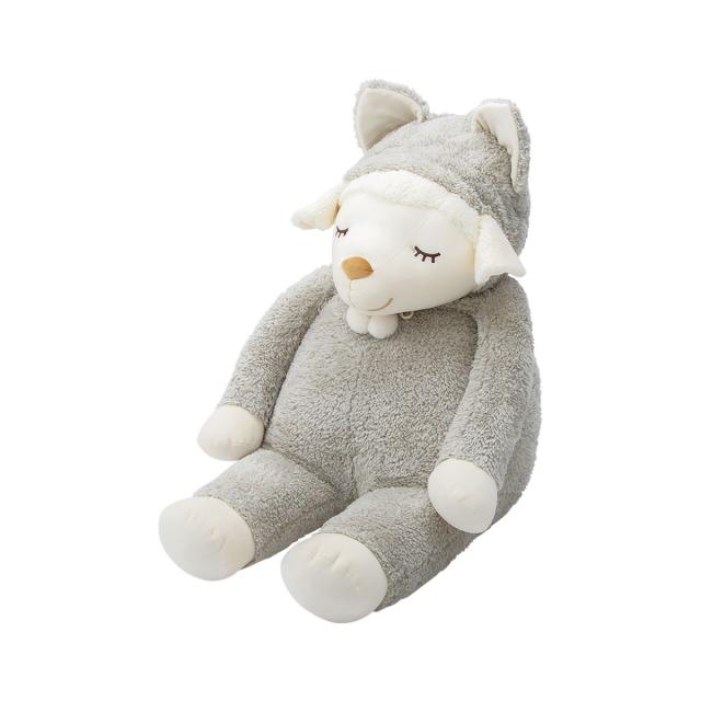 りぶはあと(LIV HEART) 97001-72 ひつじのメイプル アニマルフードメイプル 抱きまくらBIGサイズ(グレー)[08258250] 返品種別A