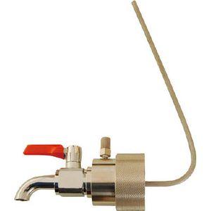 アクアシステム BVA-40P ペール缶用コック　（油・オイル・洗剤）40mm専用各種缶オプション[BVA40Pアクアシステム] 返品種別B