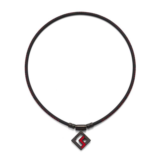 コラントッテ コラントッテ SPORTS PRO マグチタンネックレス（ブラックチタン×レッド・サイズ：M 適応目安：47cm） DBAAC2614返品種別A