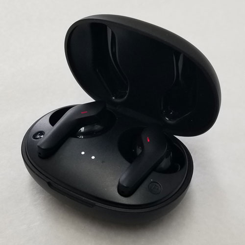 エアージェイ ABT-AP6BK 完全ワイヤレス　Bluetoothイヤホン(ブラック)AIR-J[ABTAP6BK] 返品種別A