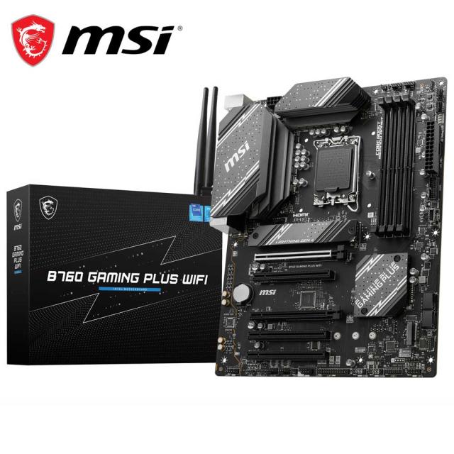 MSI｜エムエスアイ B760 GAMING PLUS WIFI MSI B760 GAMING PLUS WIFI / ATX対応マザーボード[B760GAMINGPLUSWIFI] 返品種別B