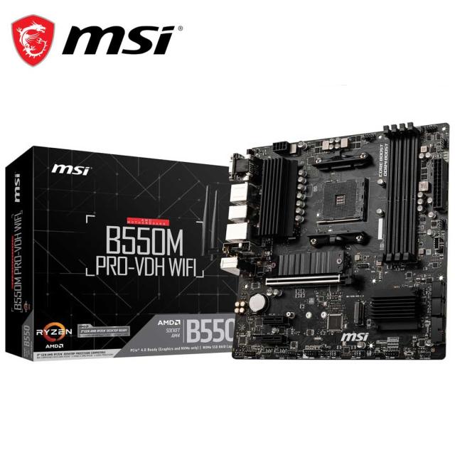 MSI｜エムエスアイ B550M PRO-VDH WIFI MSI B550M PRO-VDH WIFI / Micro ATX対応マザーボード[B550MPROVDHWIFI] 返品種別B
