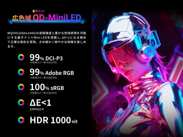 Titan Army｜タイタンアーミー P275MS PRO ゲーミング液晶ディスプレイ(27型/FAST IPS/WQHD 2560×1440/345Hz/1ms/HDR1000/HDMI2.1/DP1.4/PBP・PIP対応/VESA)(ブラック)[P275MSPRO] 返品種別A_4