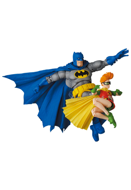 メディコム・トイ MAFEX BATMAN BLUE Ver. ＆ ROBIN（The Dark Knight Returns）フィギュア 返品種別B