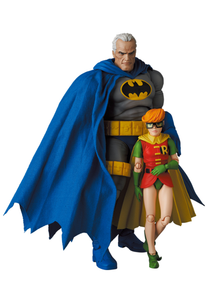 メディコム・トイ MAFEX BATMAN BLUE Ver. ＆ ROBIN（The Dark Knight Returns）フィギュア 返品種別B