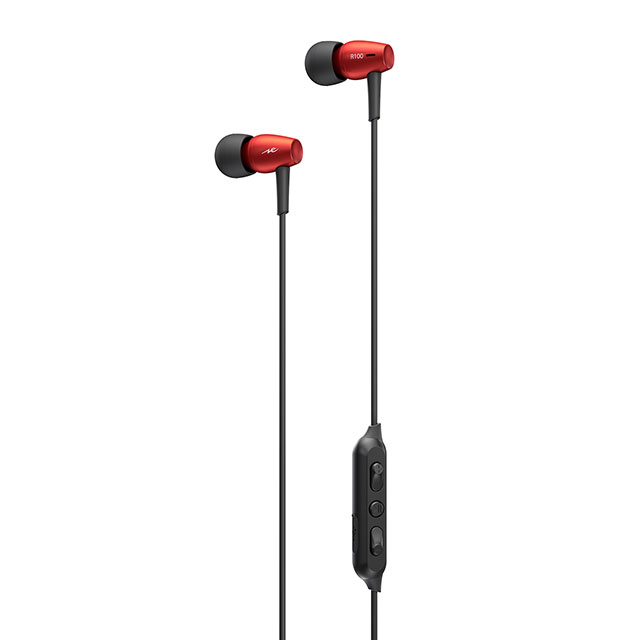 ラディウス HP-R100BTR Bluetooth対応カナルイヤホン(レッド)radius[HPR100BTR] 返品種別A_1