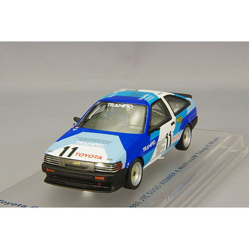 ENIF 1/43 トヨタ カローラ レビン 1986 全日本ツーリングカー選手権 第2戦 SUGO 優勝 TRAMPIOレビン【ENIF0011】ミニカー 返品種別B