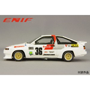 ENIF 1/43 トヨタ スプリンター トレノ N2 1985 カローラ/スプリンター グランドカップ #36 トムス・スプリンター  星野薫【ENIF0033】ミ｜au PAY マーケット