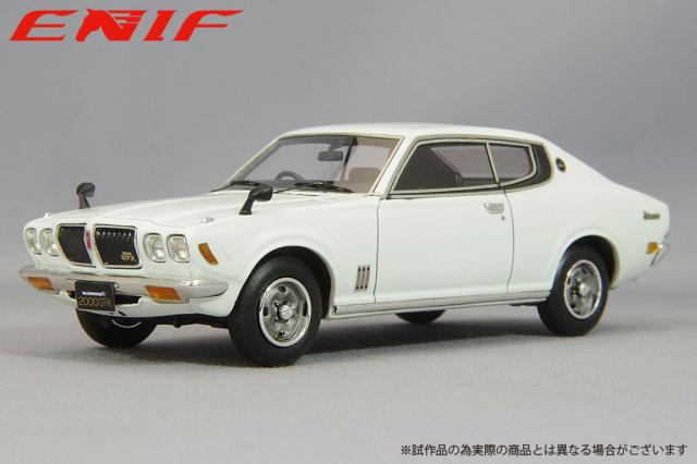 ENIF 1/43 日産 ブルーバードU 2000GTX 2ドア ハードトップ 1974年型 ホワイト【ENIF0071】ミニカー 返品種別B