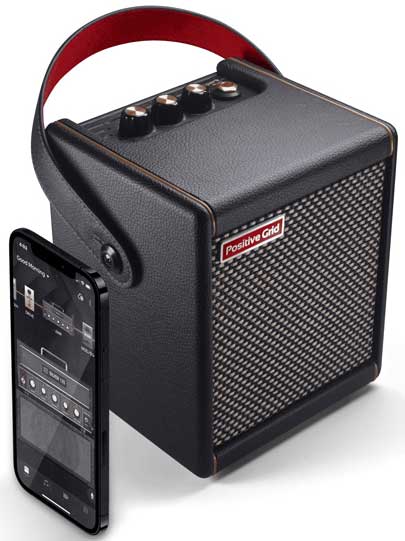 Positive Grid PGSPARKMB 10W ポータブルギターアンプ（ブラック）Spark MINI Black[PGSPARKMB] 返品種別A_1
