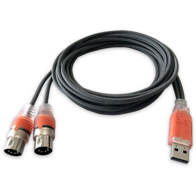 ESI MIDIMATE eX ケーブル一体型USB MIDIインターフェース[MIDIMATEEX] 返品種別A