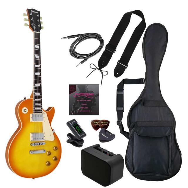 フォトジェニック エレキギター（ハニーバースト）ライトセット　 レスポールタイプ PHOTOGENIC LP-260/HB ライトセツト返品種別A