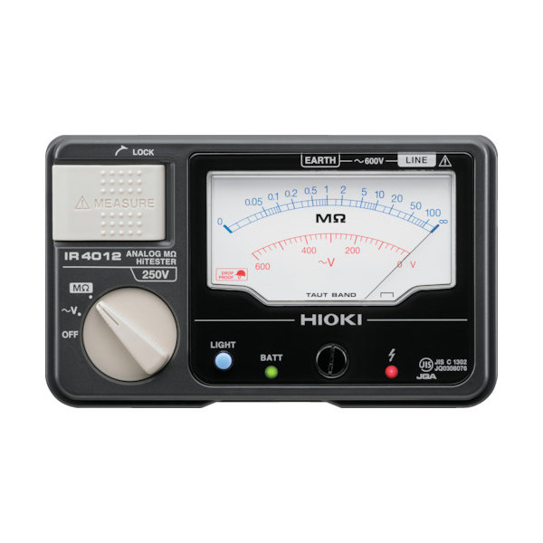 日置電機 IR4012-11 メグオームハイテスタ(スイッチ付きリードセットL9788-11付属)HIOKI[IR401211ヒオキ] 返品種別B