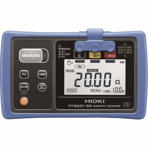 日置電機 FT6031-50 デジタル接地抵抗計 ワイヤレス対応モデル接地抵抗計[FT603150ヒオキ] 返品種別B_2