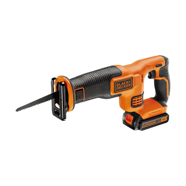 ブラック＆デッカー 18Vリチウムコードレスレシプロソー BLACK+DECKER 充電レシプロソー（パイプソー） EXR18-JP返品種別B