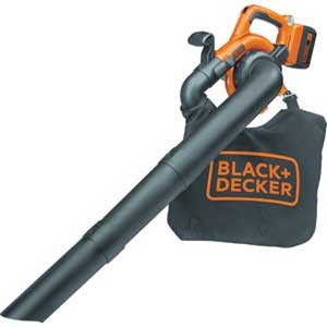 ブラック＆デッカー GWC36N-JP 36VガーデンブロワーバキュームBLACK+DECKER[GWC36NJPBD] 返品種別B
