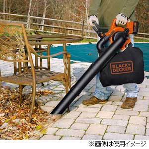 ブラック＆デッカー GWC36N-JP 36VガーデンブロワーバキュームBLACK+DECKER[GWC36NJPBD] 返品種別B
