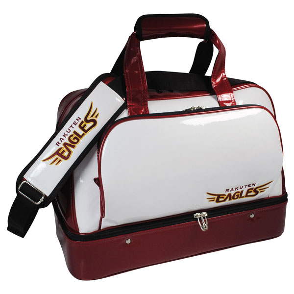 レザックス REBB-7547RD/WH 東北楽天ゴールデンイーグルス ボストンバッグ 2段（レッド×ホワイト）[REBB7547RDWH] 返品種別A