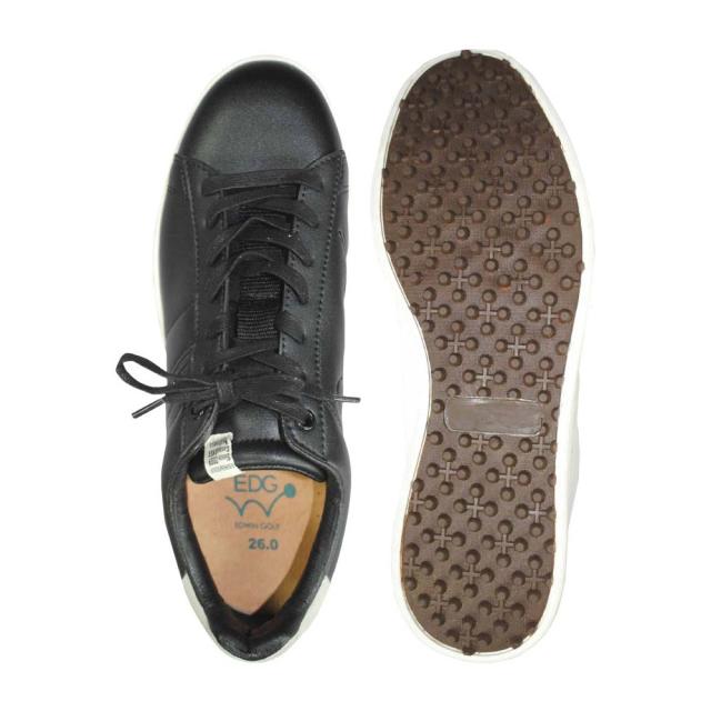 EDWIN GOLF EDSH-3774-BK-255 スパイクレスシューズ(ブラック・サイズ：25.5cm)[EDSH3774BK255] 返品種別A